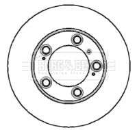 BORG & BECK Тормозной диск BBD4164